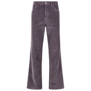 Marni 'Earth' Grey Cotton Flared Pants Men
